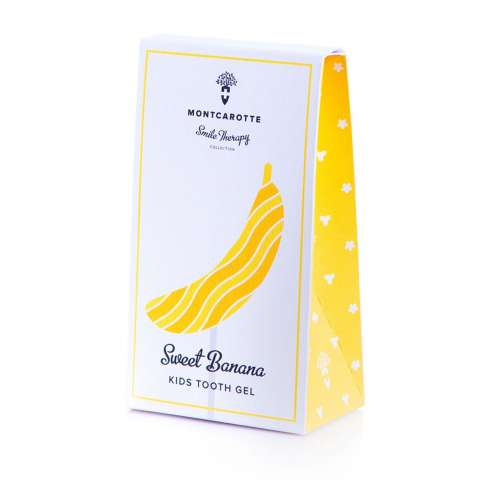 MONTCAROTTE Kids Tooth Gel "Sweet Banana" - Детский зубной гель "Сладкий Банан", 30 мл.